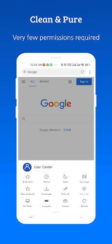 XBrowser - Mini & Super fast Screenshot 1