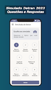 Simulado Detran 2023 Captura de pantalla 0