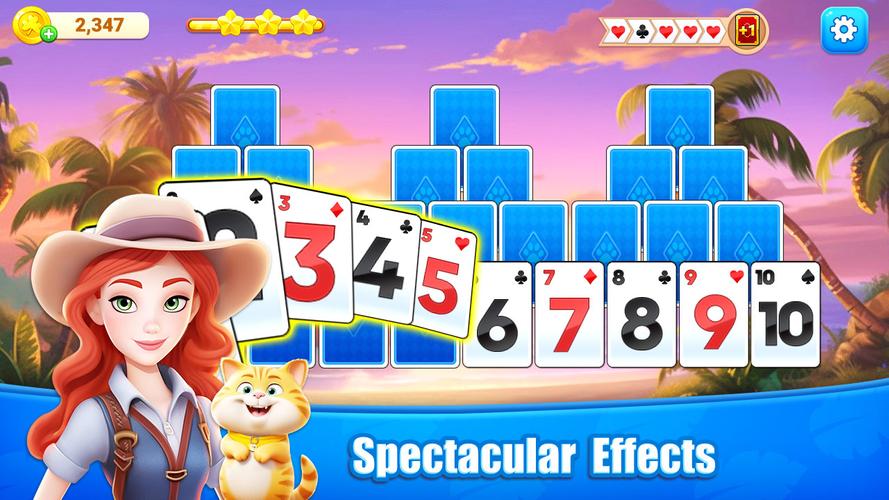 Cooking Solitaire TriPeaks應用截圖第1張