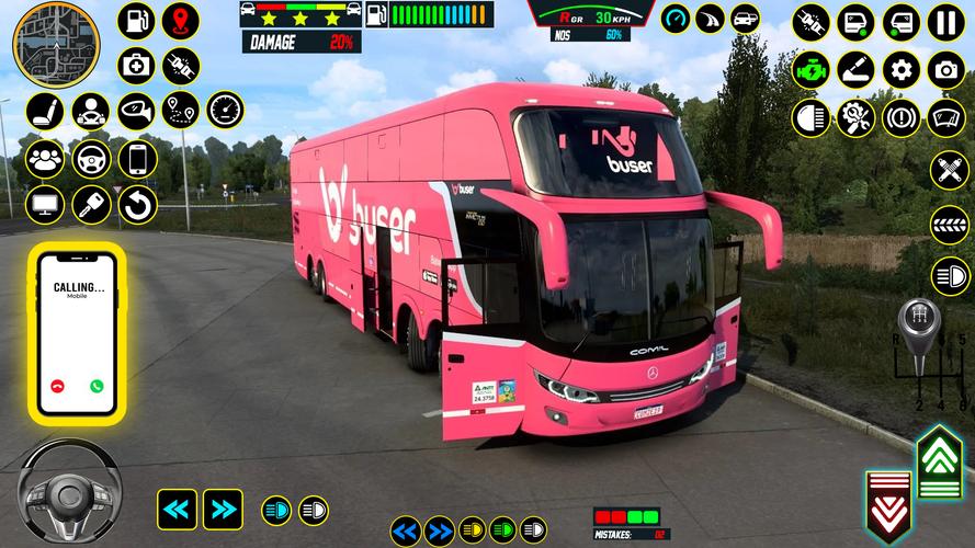 Bus Games 2023 Coach Bus Game Captura de pantalla 1