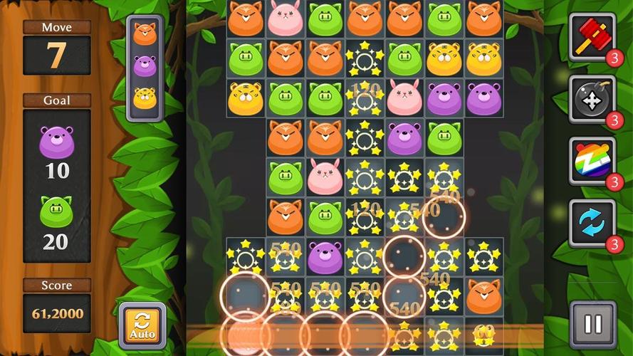 Jungle Match Puzzle スクリーンショット 1