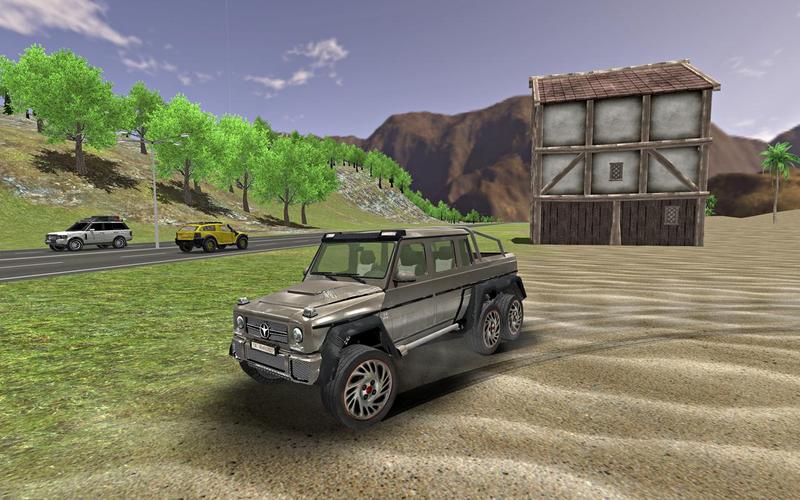 6x6 Truck Offroad Driving Sim Ekran Görüntüsü 1