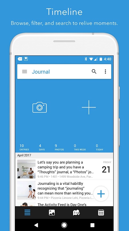 Day One Journal ภาพหน้าจอ 1