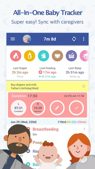 Schermata BabyTime (Tracking & Analysis) 0