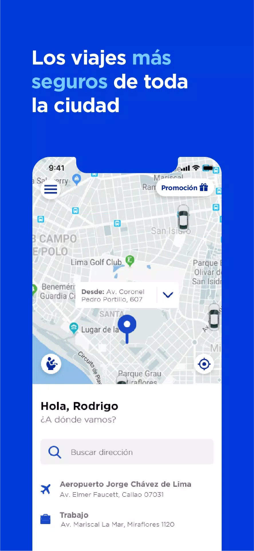 Directo, un app de taxi スクリーンショット 1