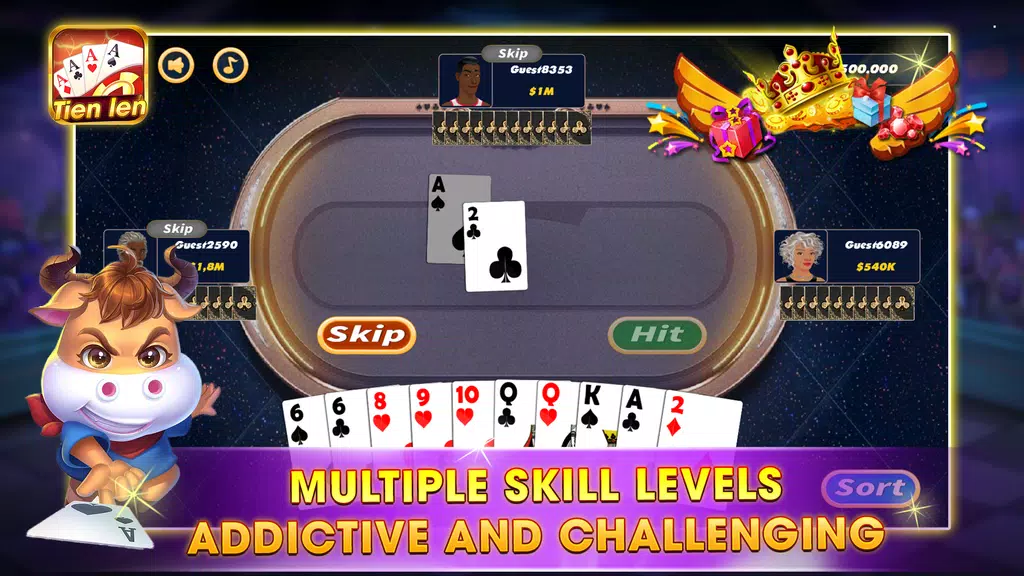 Thirteen - Tien Len - Mien Nam Captura de pantalla 3