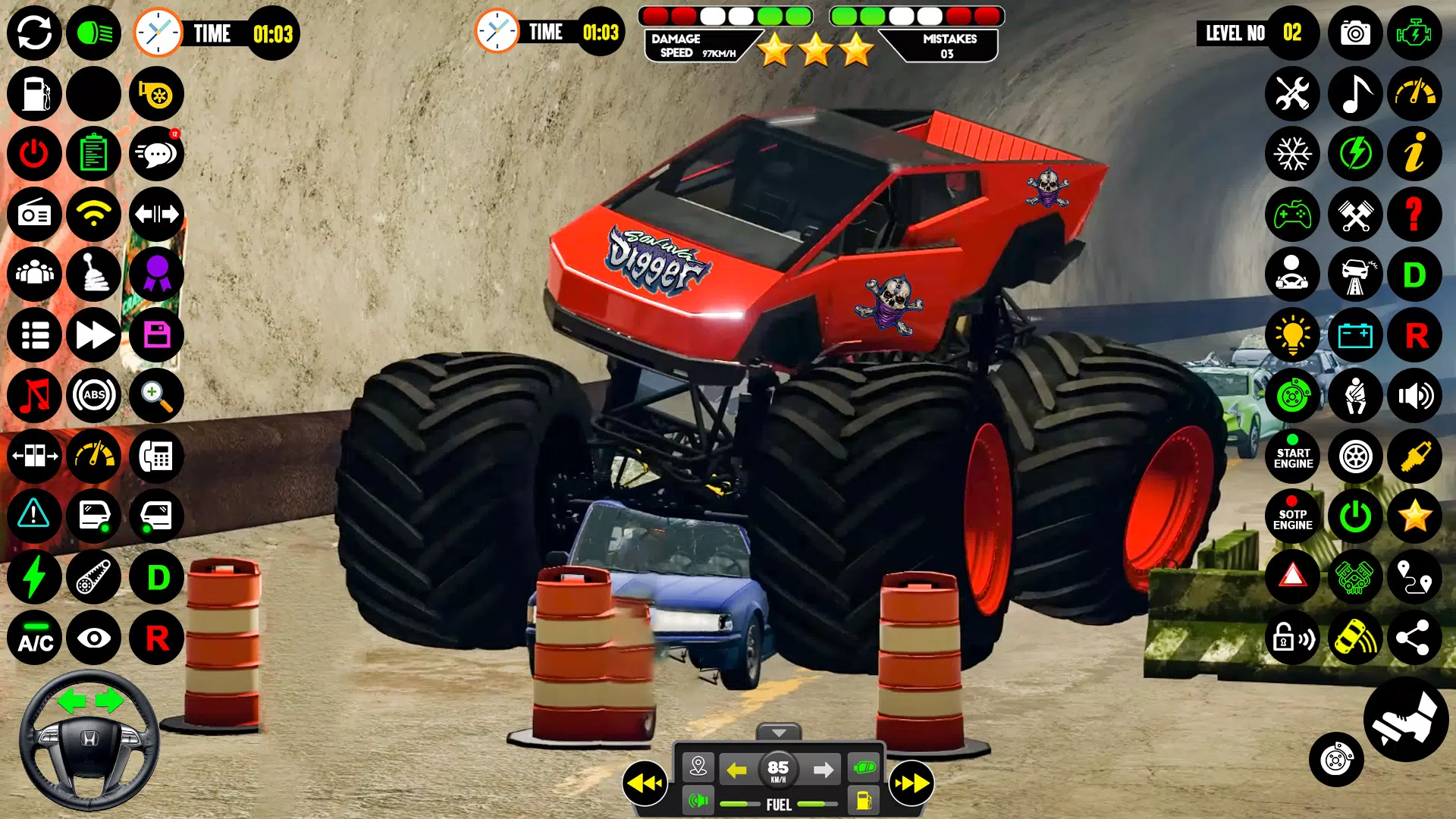 4x4 Monster Truck Game - Derby Ekran Görüntüsü 3