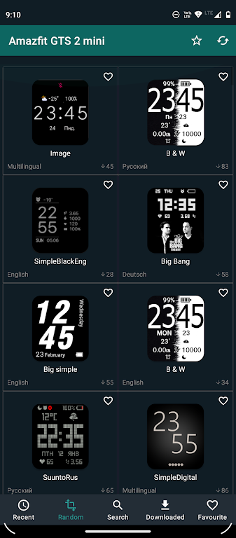 Watchfaces for Amazfit Watches Ảnh chụp màn hình 3