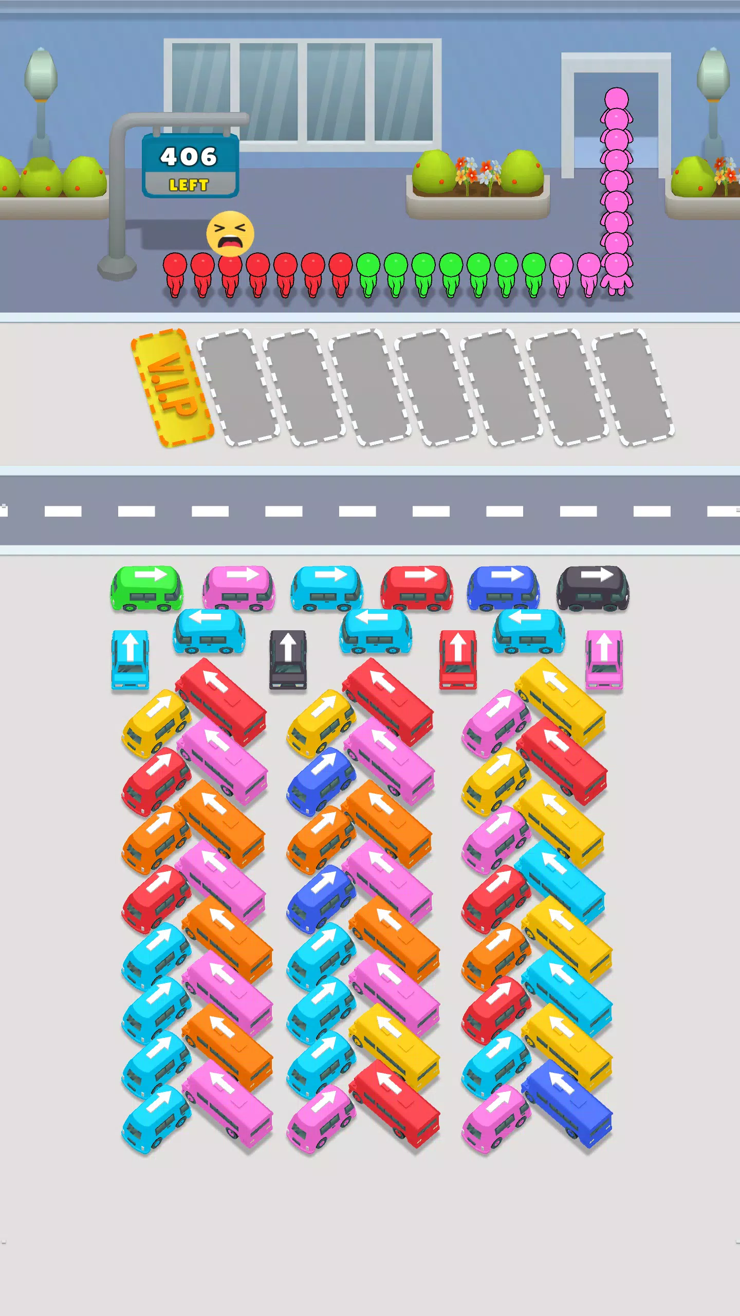 Bus Match Puzzle: Bus Shuffle Ekran Görüntüsü 1