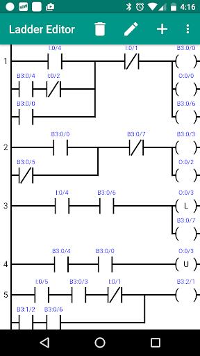 PLC Ladder Simulator स्क्रीनशॉट 0