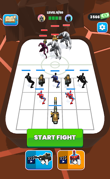 Merge Master Superhero Battle Mod स्क्रीनशॉट 0
