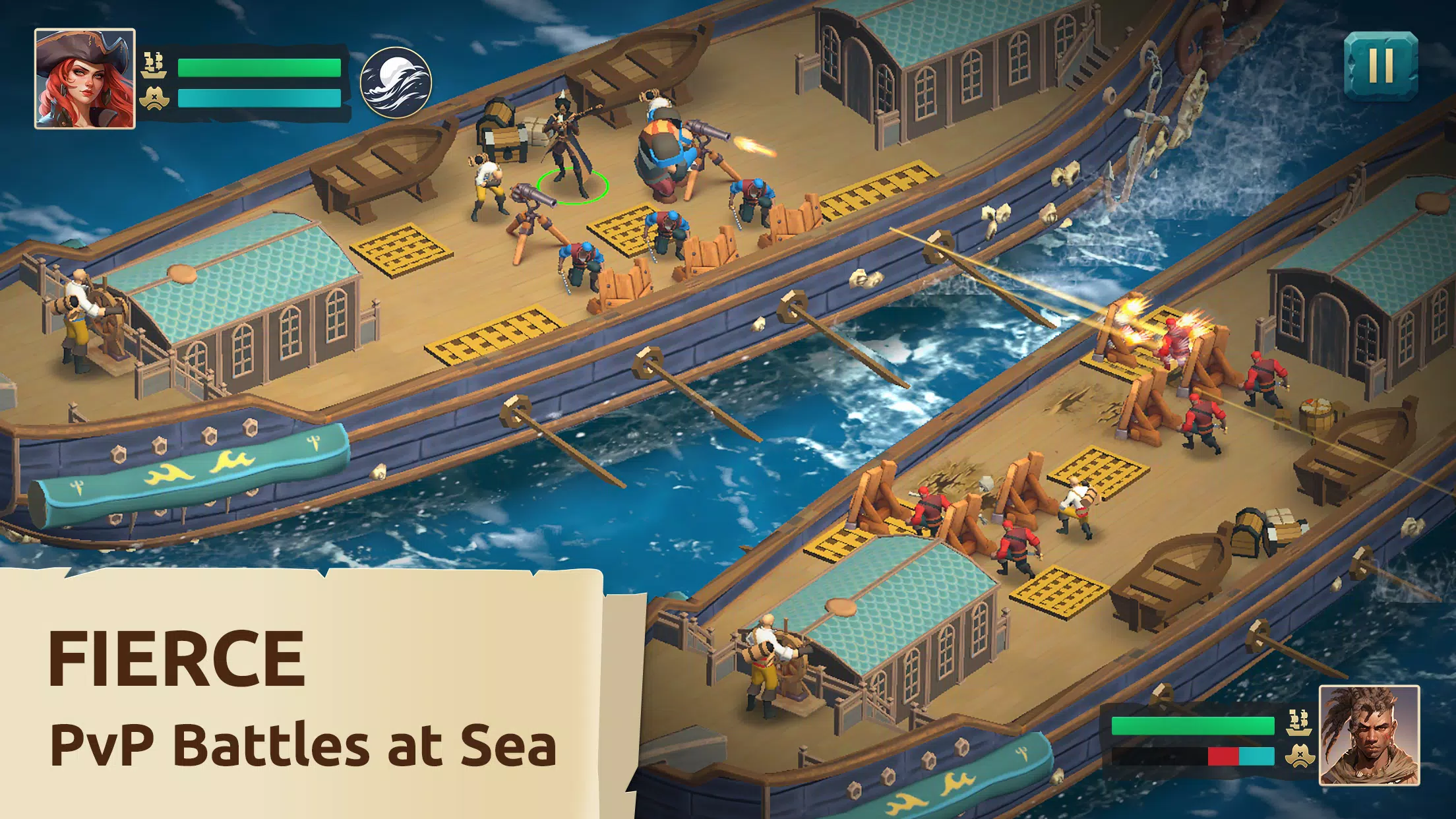 Pirate Ships・Build and Fight Schermafbeelding 0