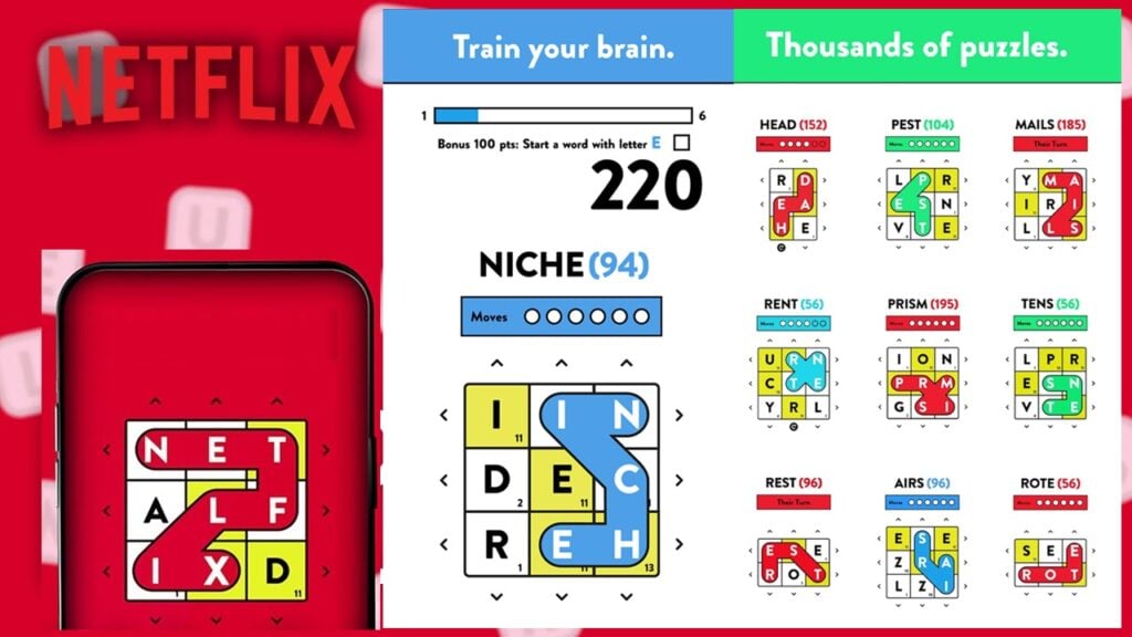 Buchstabiere die längsten Wörter in TED Tumblewords, einem neuen Netflix-Spiel