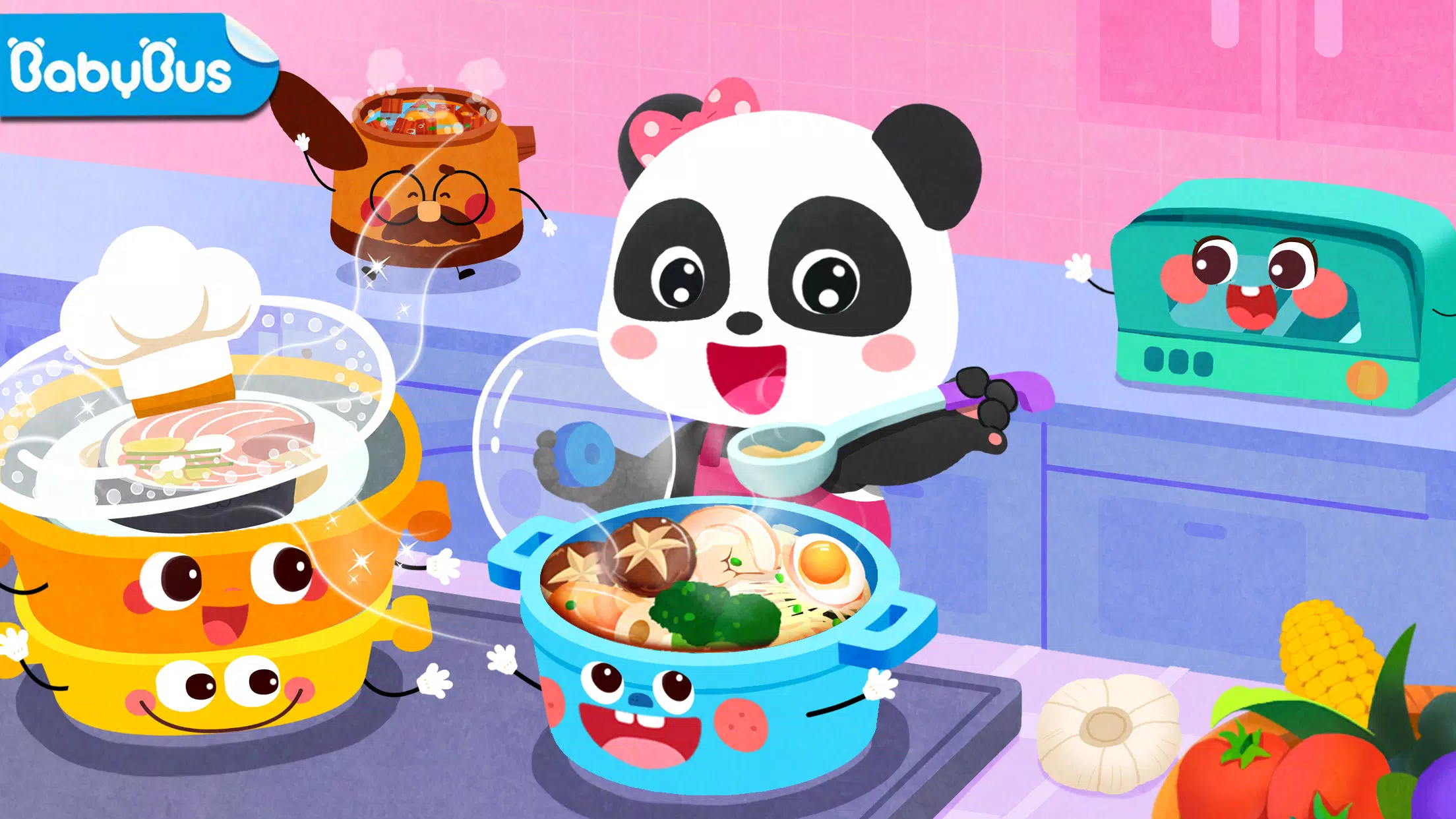 Baby Panda’s Kitchen Party Captura de pantalla 0