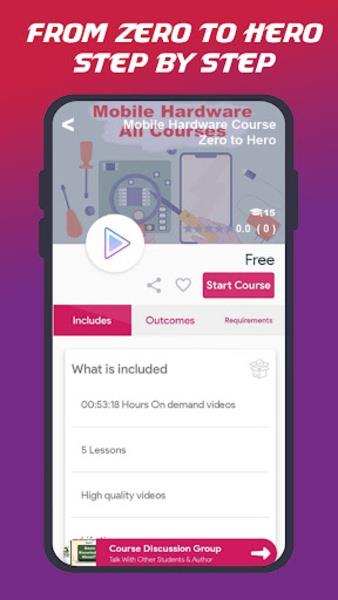 Zuber Mobile Courses 스크린샷 2