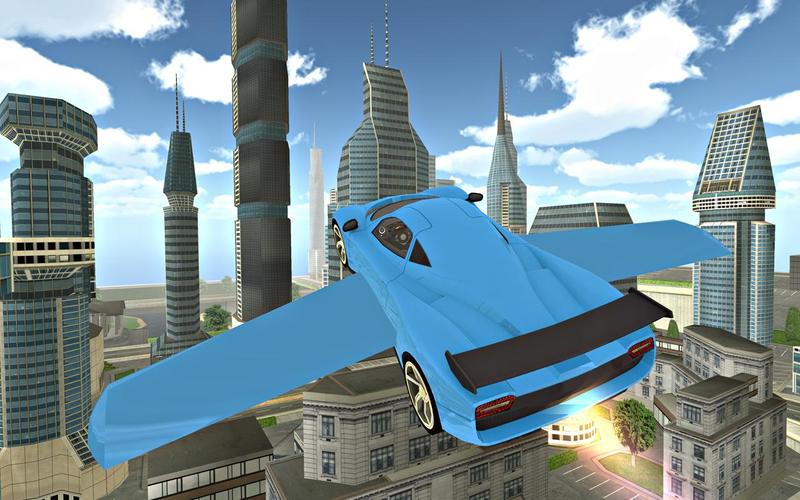 Flying Car Simulator Xtreme 3D Captura de pantalla 2