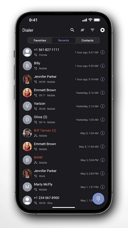 Right Dialer स्क्रीनशॉट 2