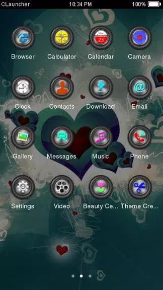 Best Heart Theme HD ภาพหน้าจอ 1