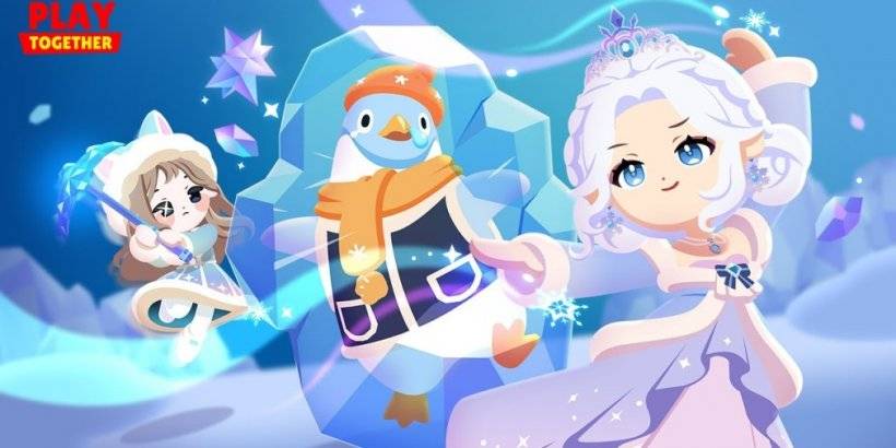 La isla Kaia de Play Together ha estado poblada por glaciares debido a la disminución de los poderes de la Reina de Hielo