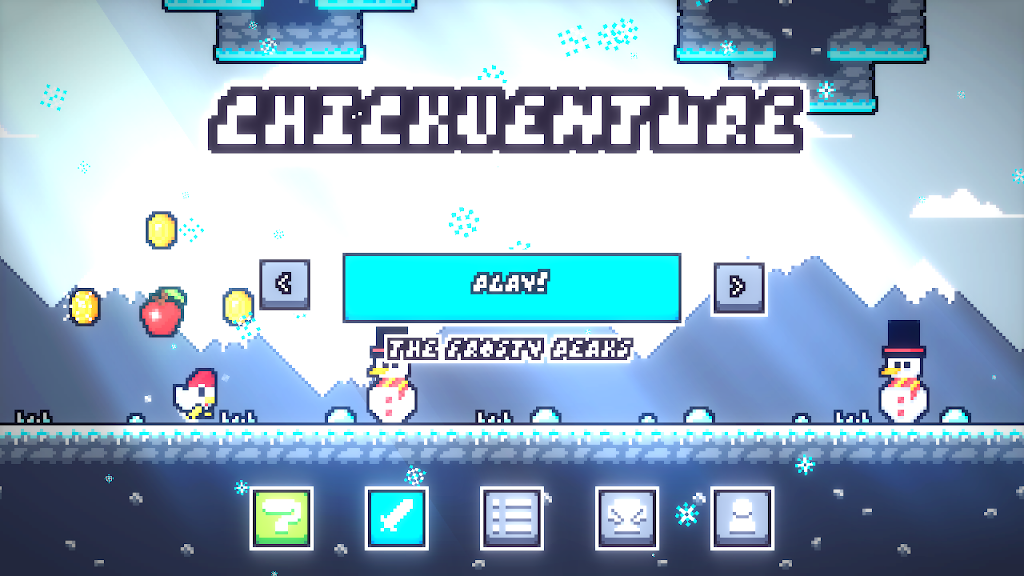 Chickventure: A Runner Game Captura de pantalla 1