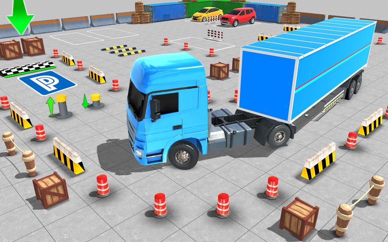 Real Euro Truck Parking Games Ekran Görüntüsü 2