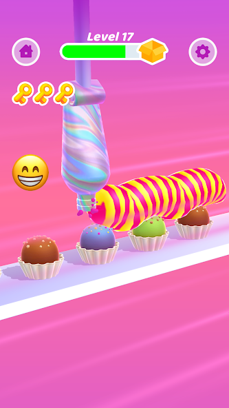 Perfect Cream: Icing Cake Game应用截图第2张