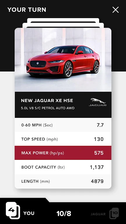 Jaguar Land Rover Top Trumps Screenshot 1