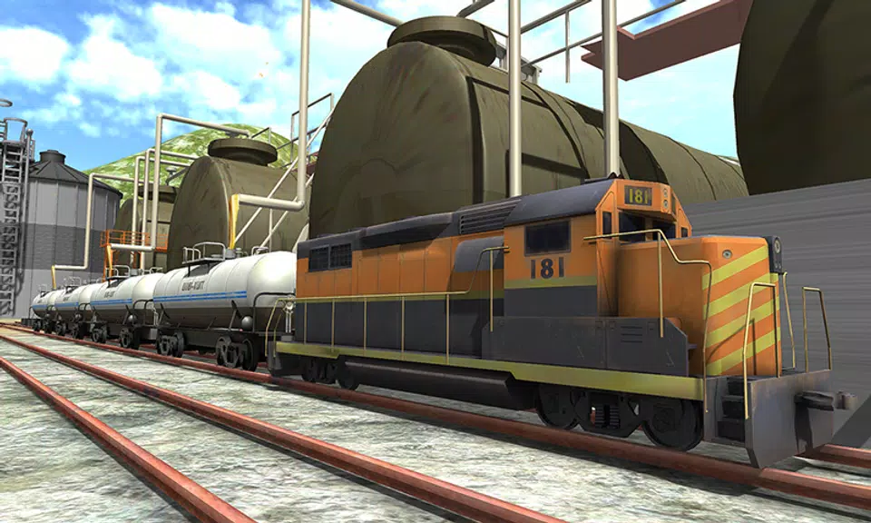 Oil Tanker Train Driving Sim スクリーンショット 0