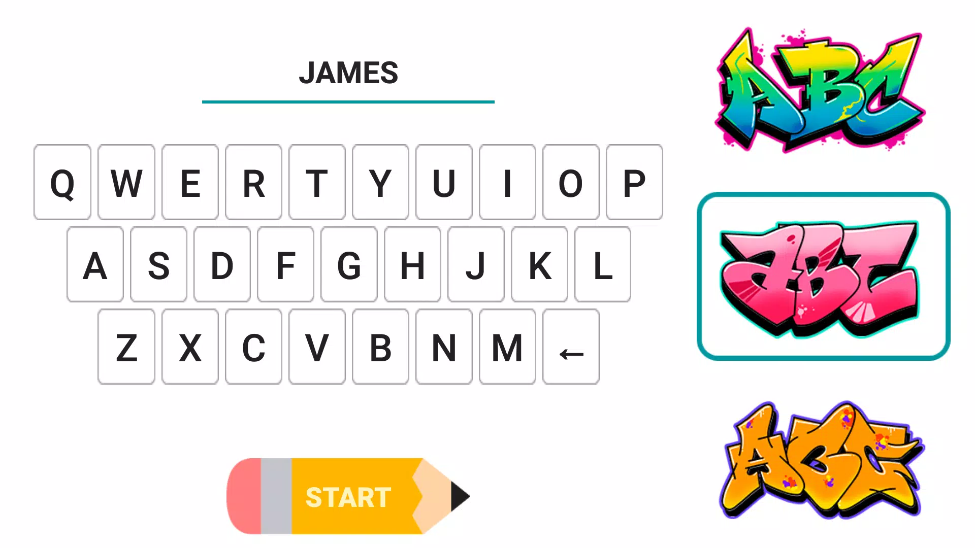 Draw Graffiti - Name Creator 스크린샷 0