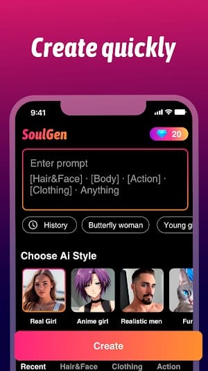 SoulGen AI Screenshot 3