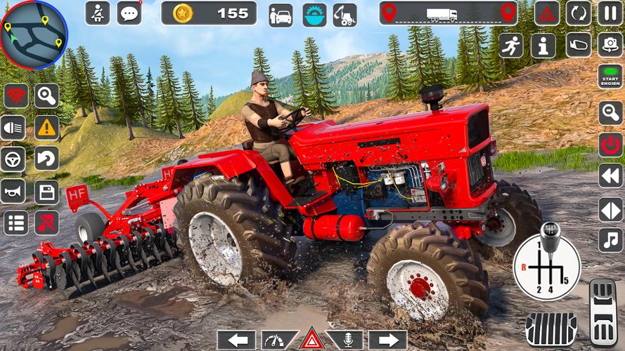 Tractor Driving Farming Games Captura de pantalla 1