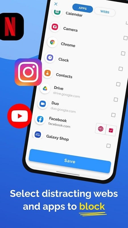 AppBlock ဖန်သားပြင်ဓာတ်ပုံ 0