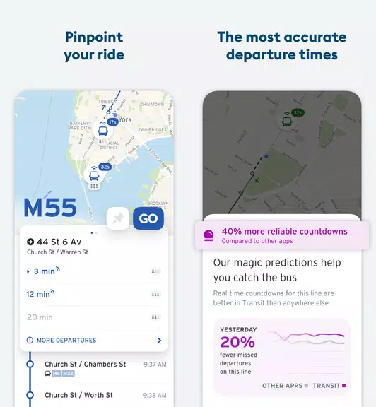 Transit • Subway & Bus Times Screenshot 1