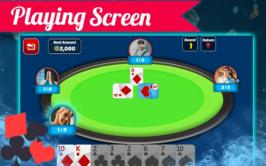 Batak Oyna - Play Spades Free Online Card Games ဖန်သားပြင်ဓာတ်ပုံ 2