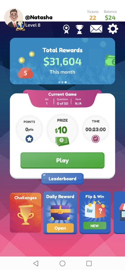 Play and Win-Win Cash Prizes! ဖန်သားပြင်ဓာတ်ပုံ 0