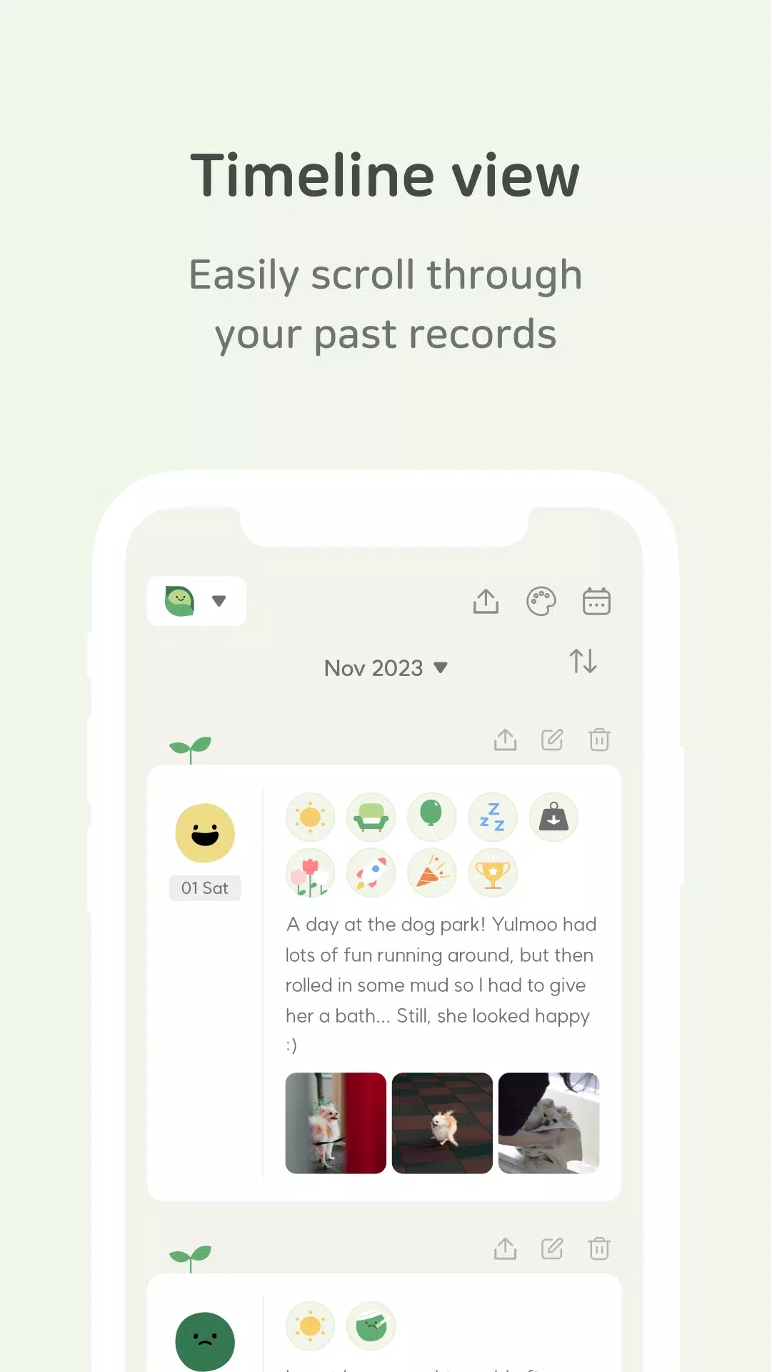DailyBean: Simplest Journal應用截圖第3張