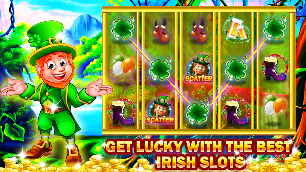 Gold Irish Slots Machines ဖန်သားပြင်ဓာတ်ပုံ 0