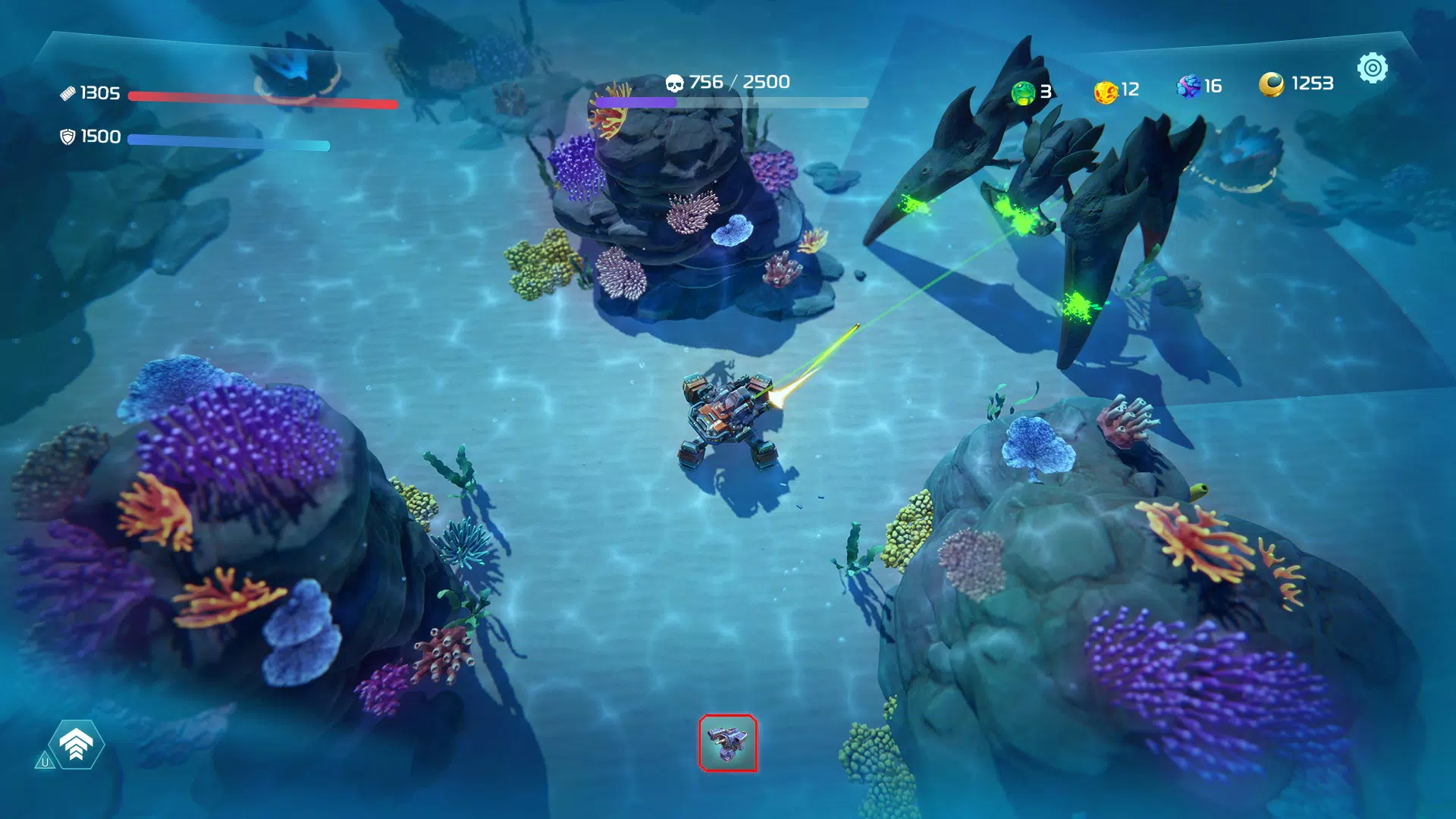 Ocean Keeper: Dome Survival Tangkapan skrin 1