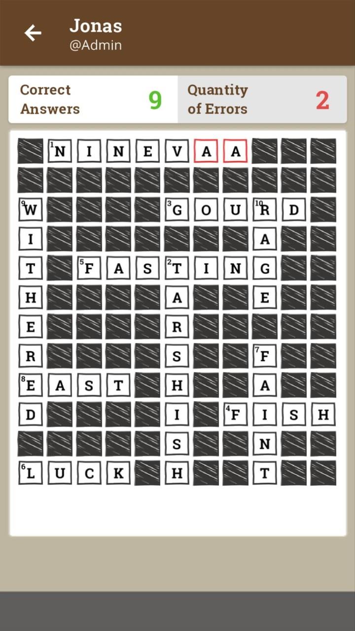 Biblical Crosswords 스크린샷 2