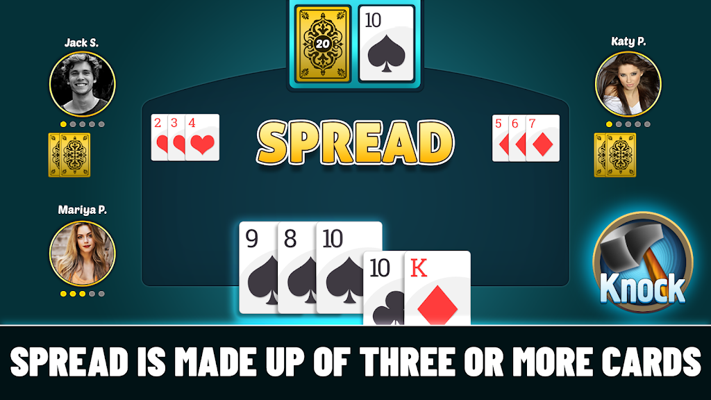 Tonk – Rummy Card Game Schermafbeelding 1