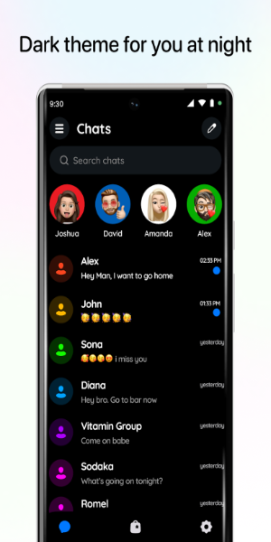 Messenger: Text Messages, SMS Скриншот 2