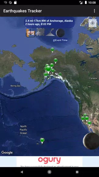 Earthquakes Tracker Screenshot 1