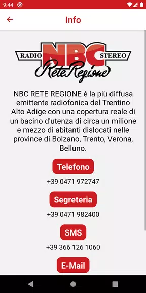 NBC RETE REGIONE 스크린샷 2