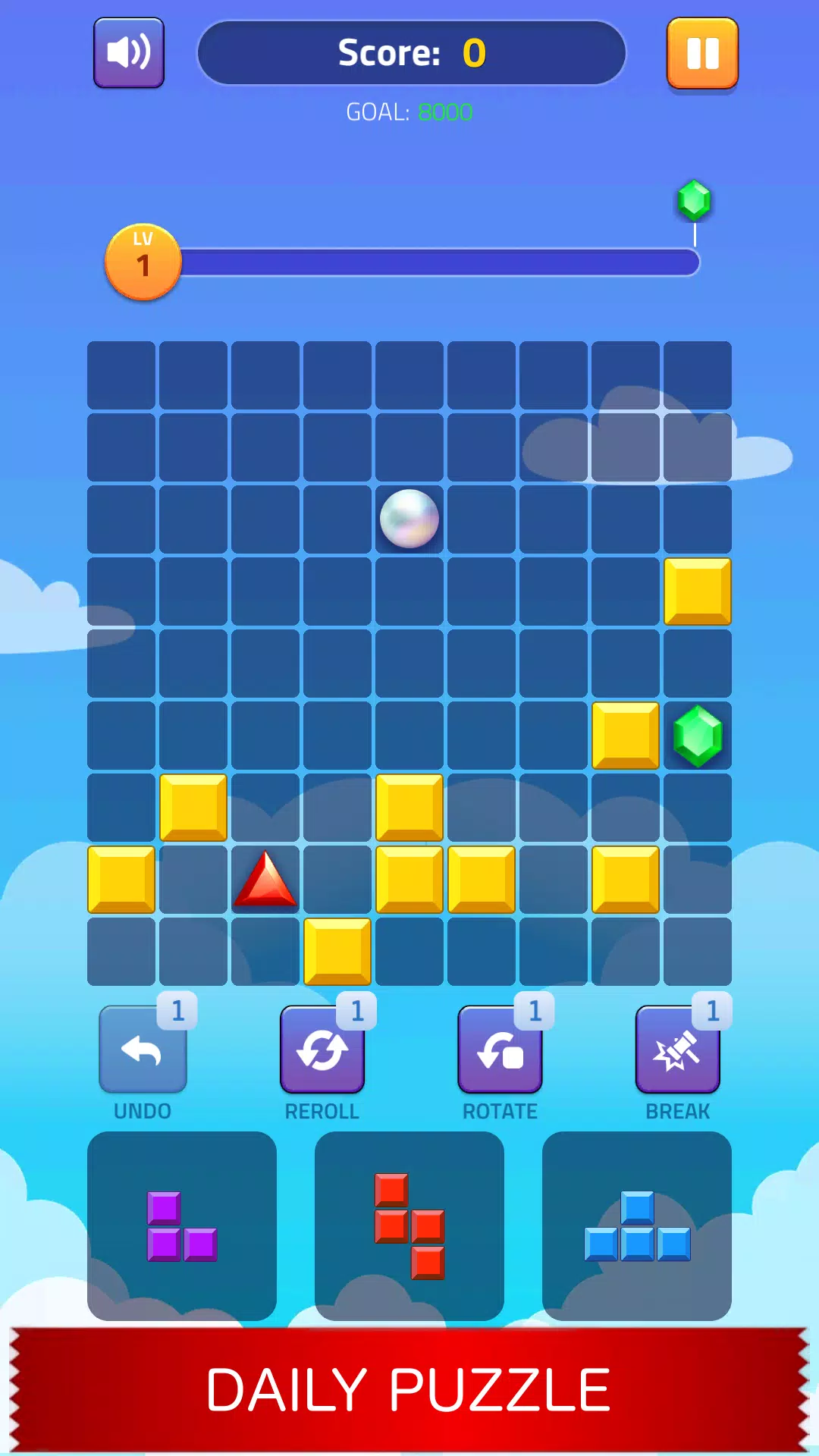 Block Puzzle - Gems Adventure应用截图第3张