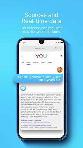 You.com — Personalized AI Chat Скриншот 1