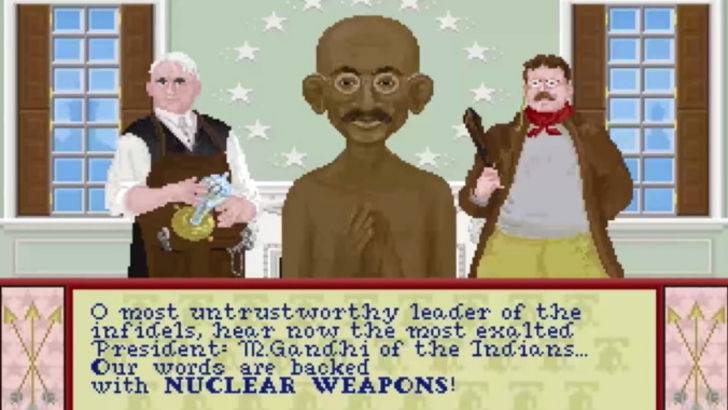 Civ 7 non avrà Gandhi per diventare nucleare, ma l'ha mai fatto?