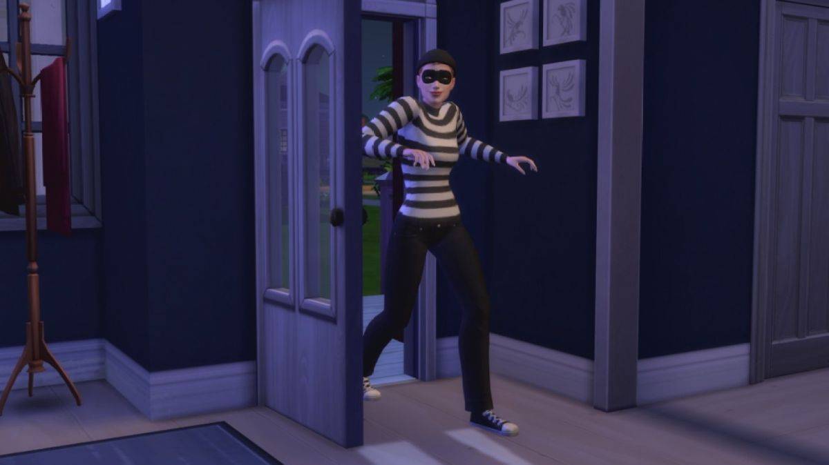 Hoe de inbreker te vinden en te vangen (Robin Banks) in de Sims 4