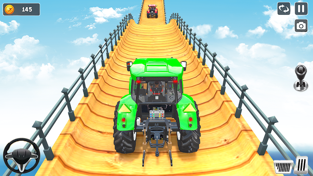 Mega Ramp Tractor Stunt Game Tangkapan skrin 0