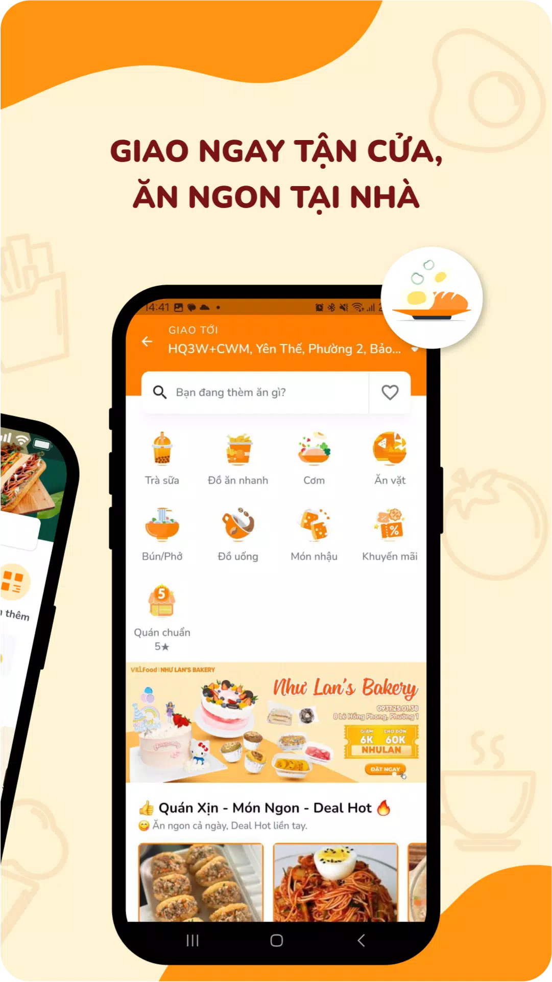 VILL: Đồ ăn, Giao hàng, Gọi xe應用截圖第1張