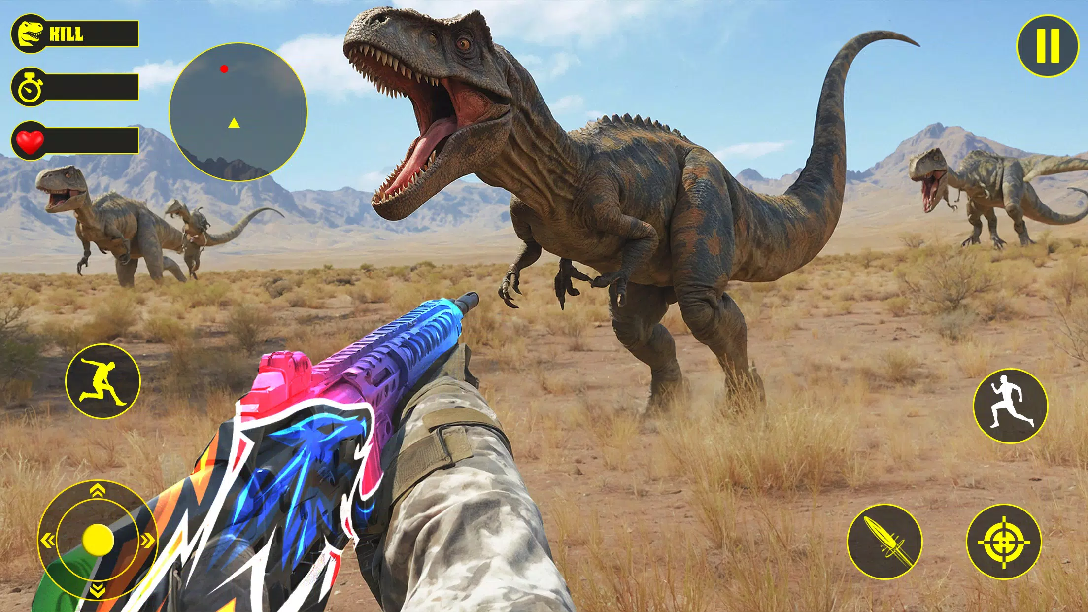 Deadly Dino Survival Simulator ဖန်သားပြင်ဓာတ်ပုံ 1